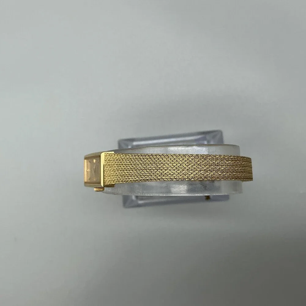 Vintage Pulsar Womens Watch 12mm Gold Tone Bracelet V220-5560 New Battery 6.75